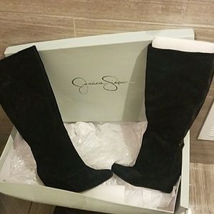 Jessica Simpson woman's  wedge boots